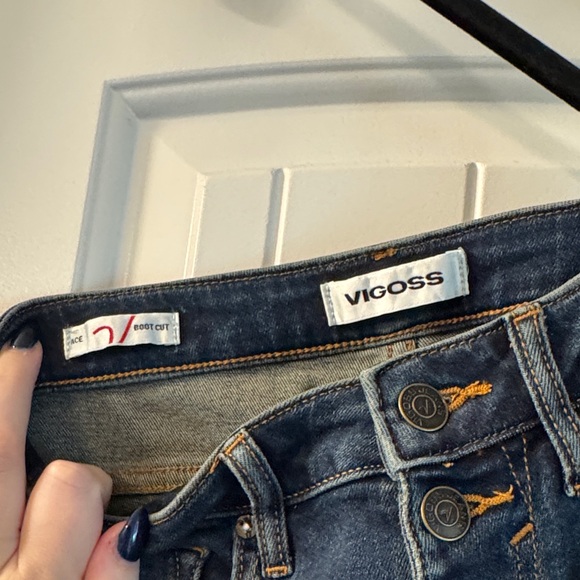 Vigoss Dark Blue Boot Cut Jeans - Picture 2 of 4